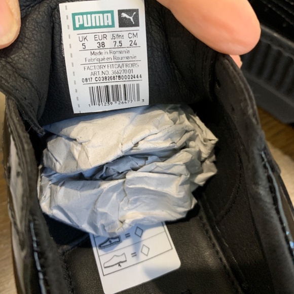 NEW Puma Rihanna Pointy Creeper Patent Leather Women's SIZE 7.5 - Picture 9 of 9